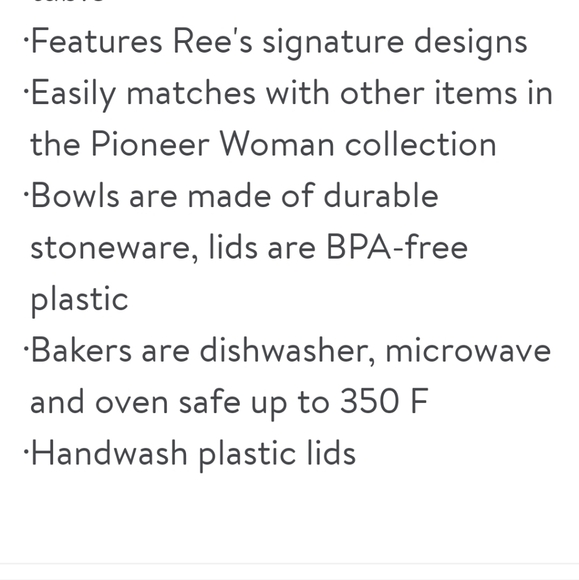 ❤️ New Pioneer Woman Sweet Rose Rectangle Nesting Bowls Set - Picture 9 of 10